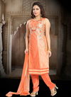 Orange Colour N F A LINE CHURIDAR 01 Fancy Heavy Festive Wear Worked Readymade Salwar Suit Collection 886-ORANGE